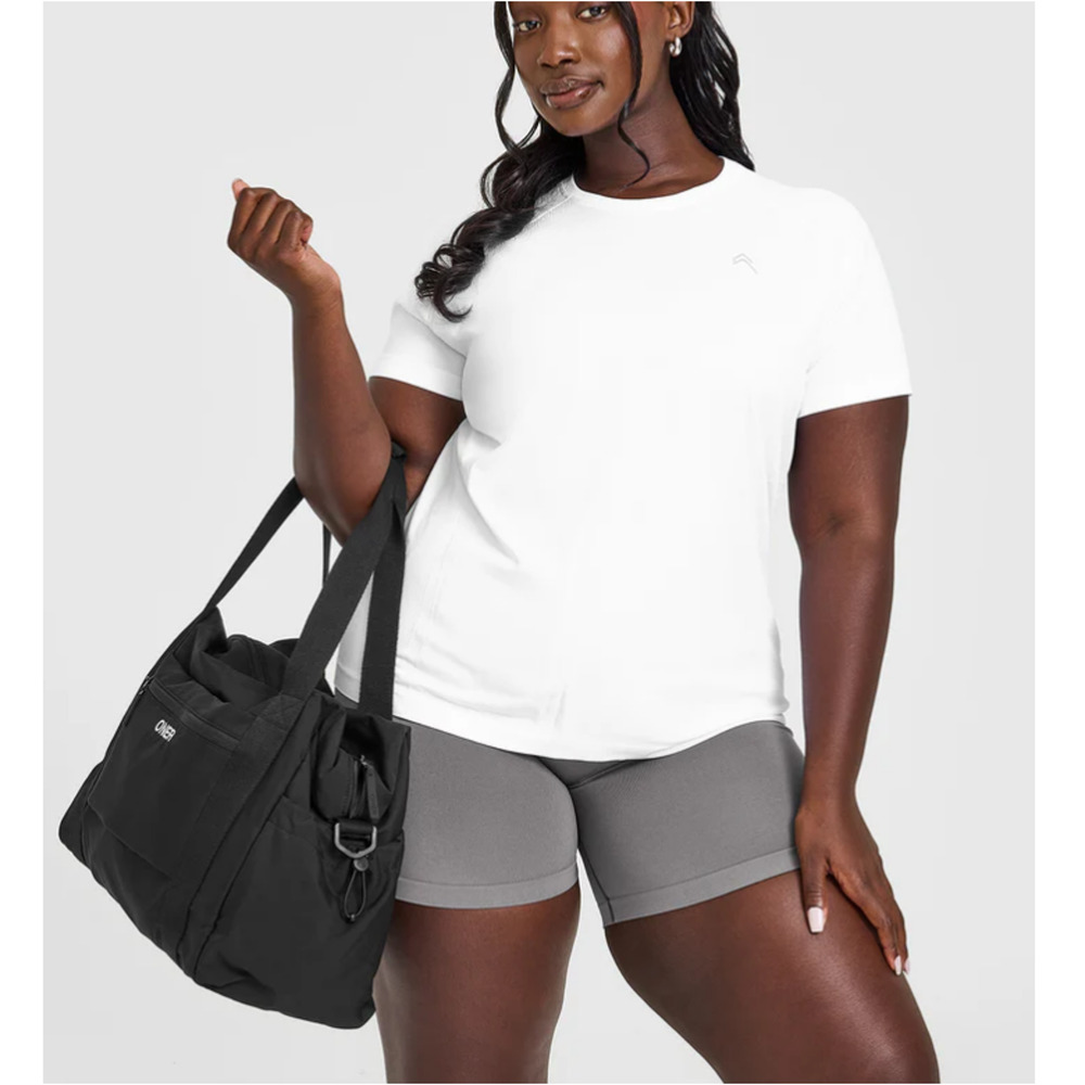 Oner Active White Fitted Short Sleeve T-Shirt